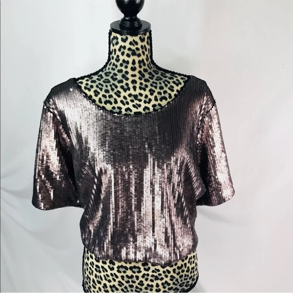 Holiday Sequin Blouse